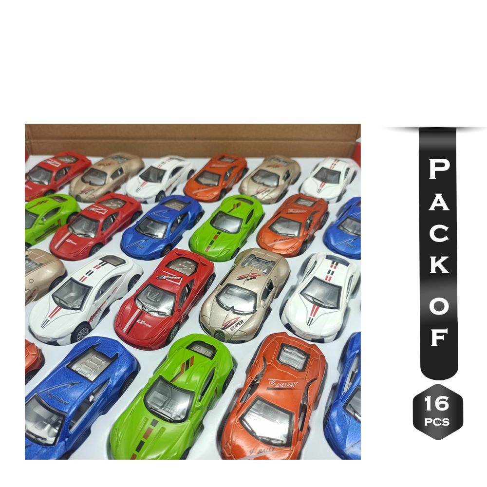 Pack of 16pcs Alloy Die Cast Pull Back Mini Metal Car For Kids Full Box - metal_car_mini_privatecar_fbox16