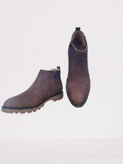 Original Leather Boot with Cat sole - Brown - S13