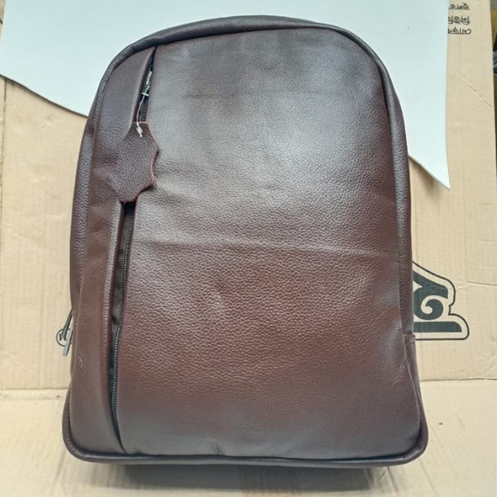 Leather Shoulder Bag for Men - Chocolate - BL-04