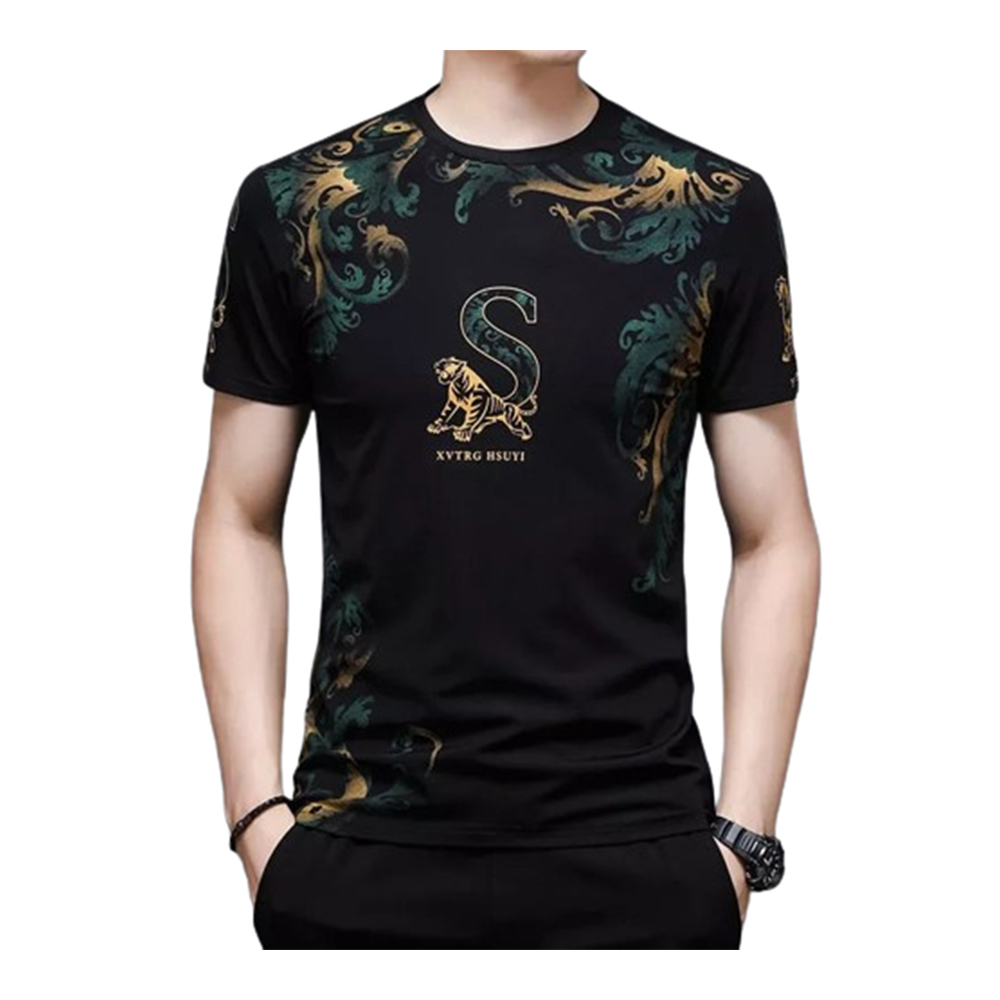 PP T-Shirt For Men - Black - TS-94