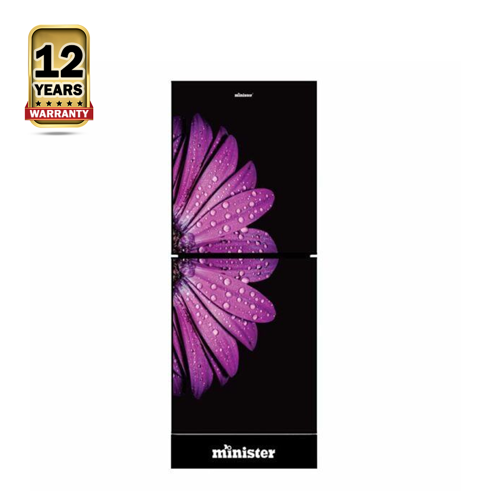 Minister M-254 Refrigerator - 254 Liter - Black Zinnia