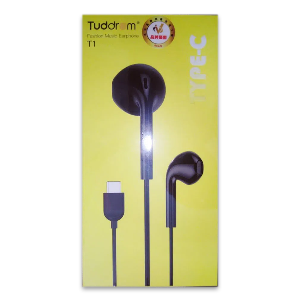 TUDDROM T1 Type-C Earphone - Black