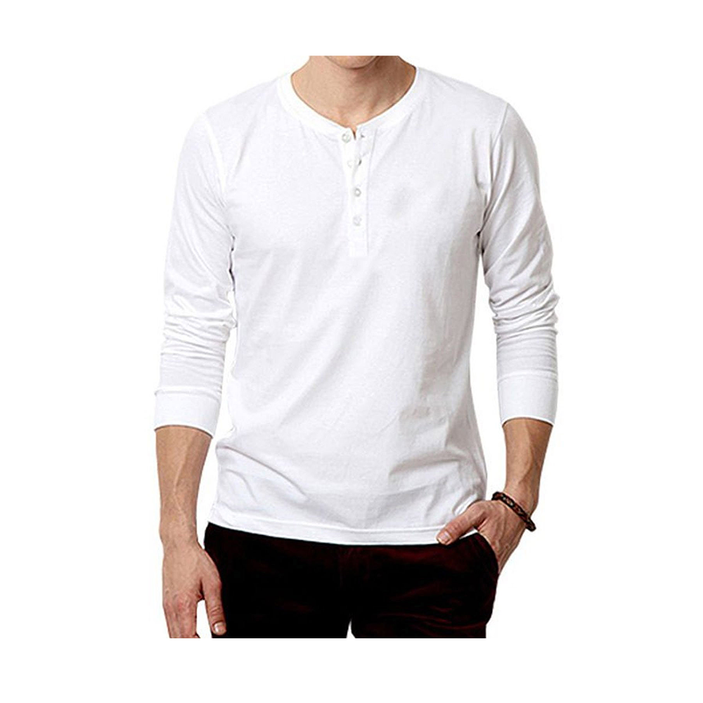 Cotton Casual Full Sleeve T-Shirt For Men - F-10