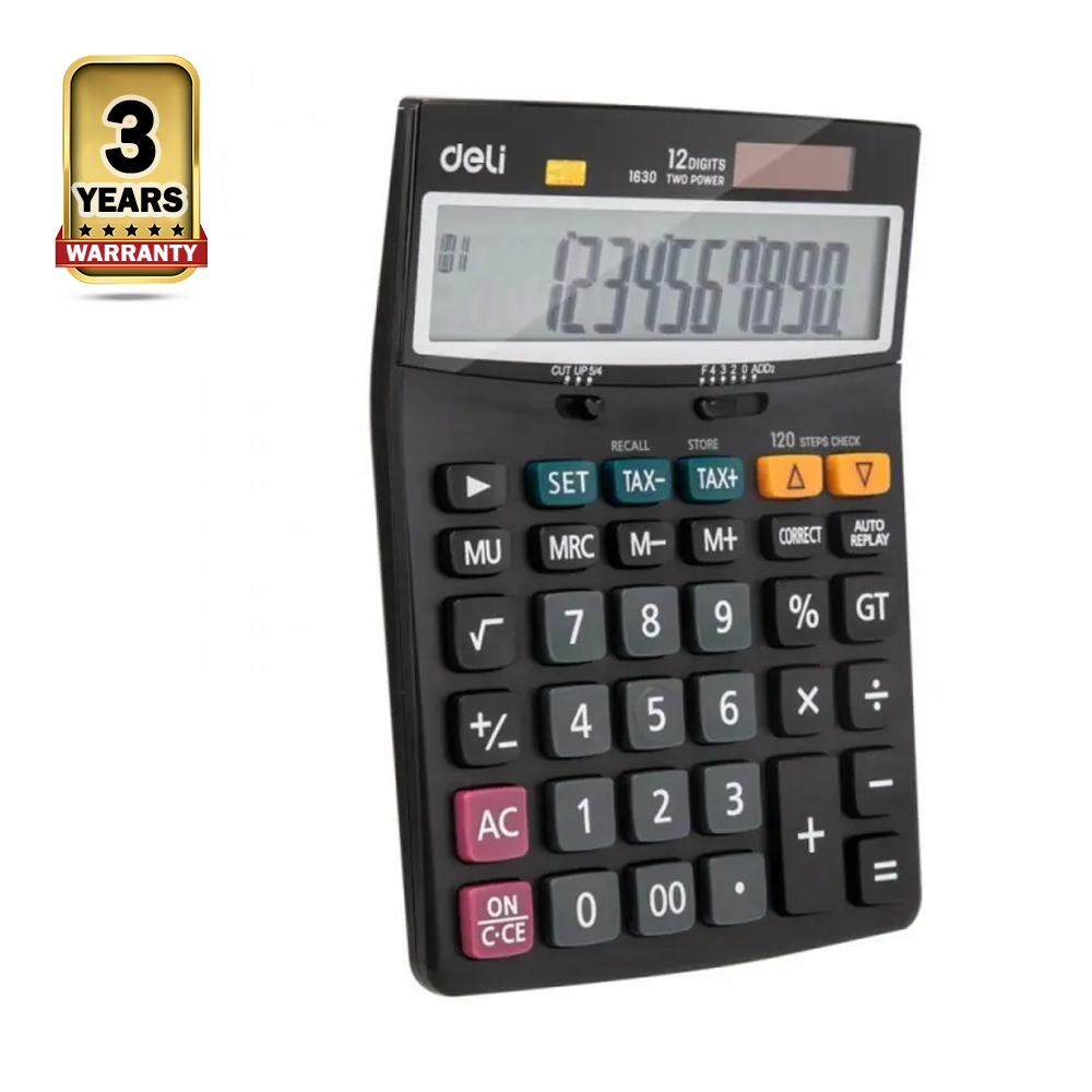 Deli 1630 Calculator - Black