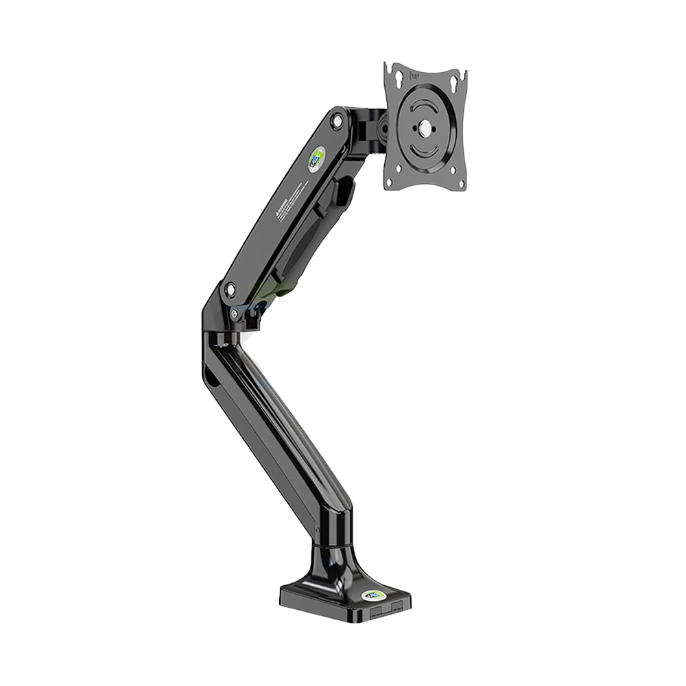 Kaloc DS110 Monitor Arm Rotating Desktop Mount Brackets - 17-35 Inch - Black