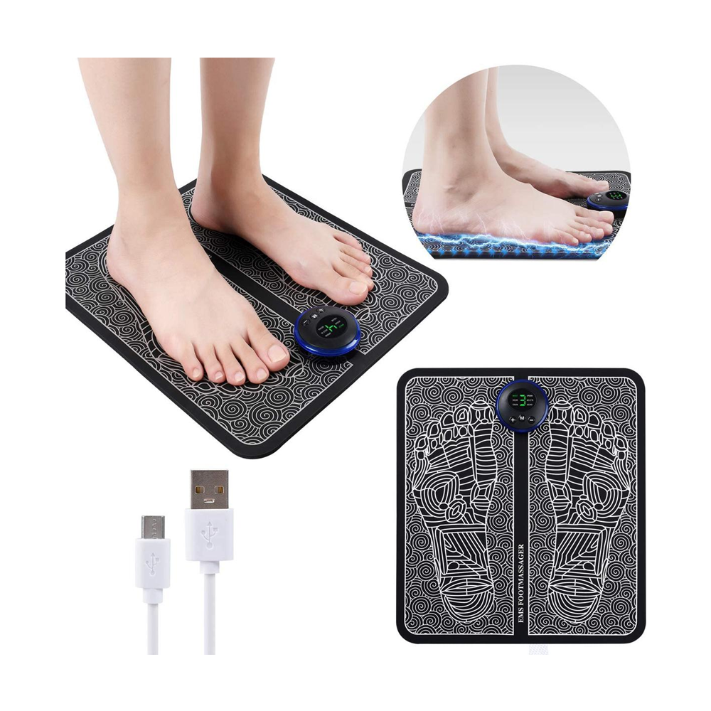 EMS Foot Massage Cushion - 9 Gear - Black