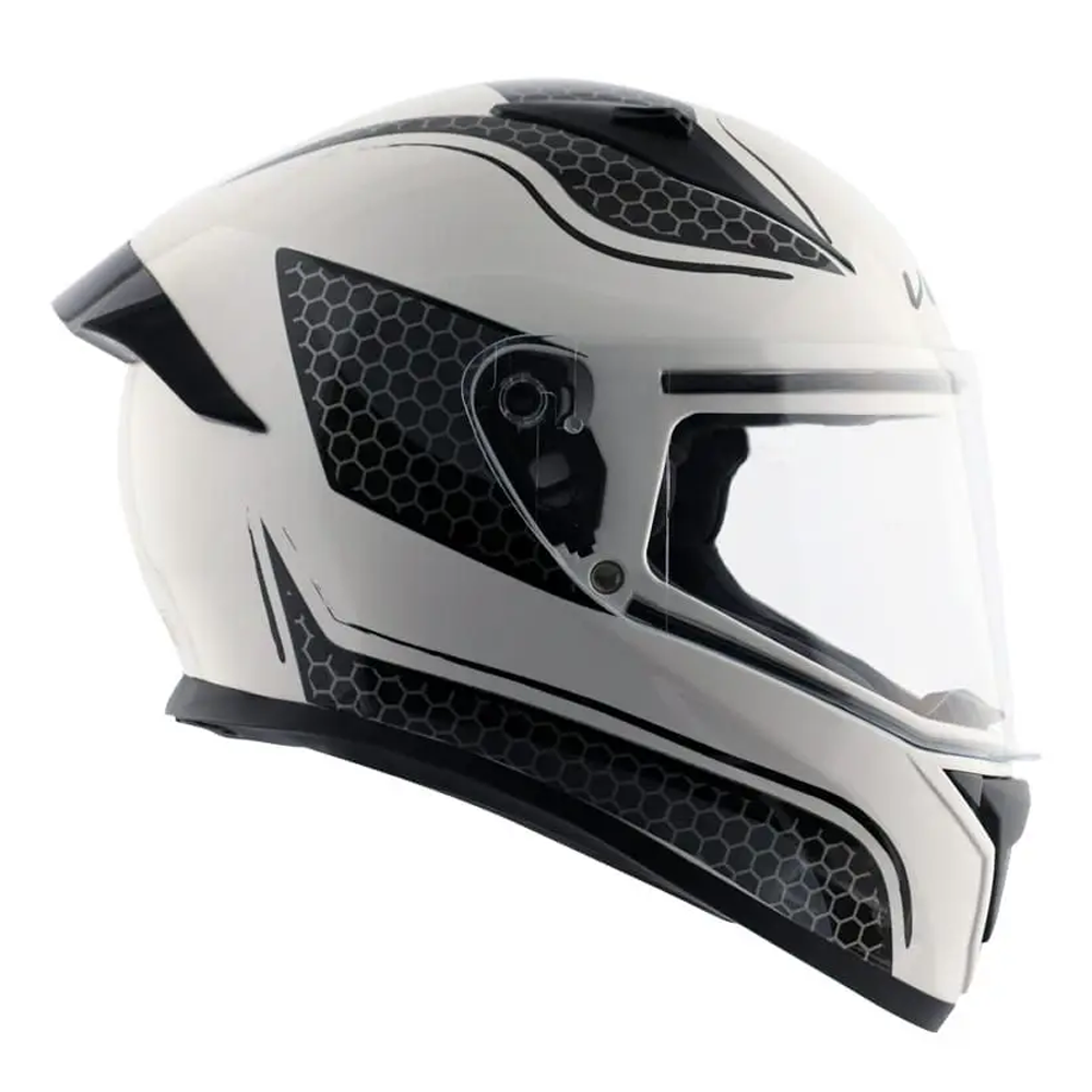 Vega Bolt Full Face Bike Helmet - White