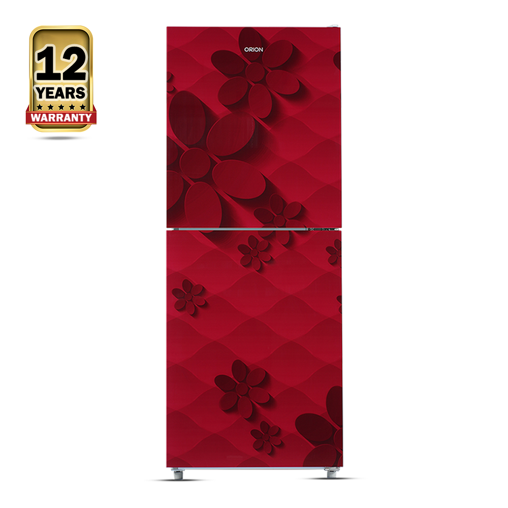 Orion OHG -16T2M01 Refrigerator - 162L - Maroon Flower