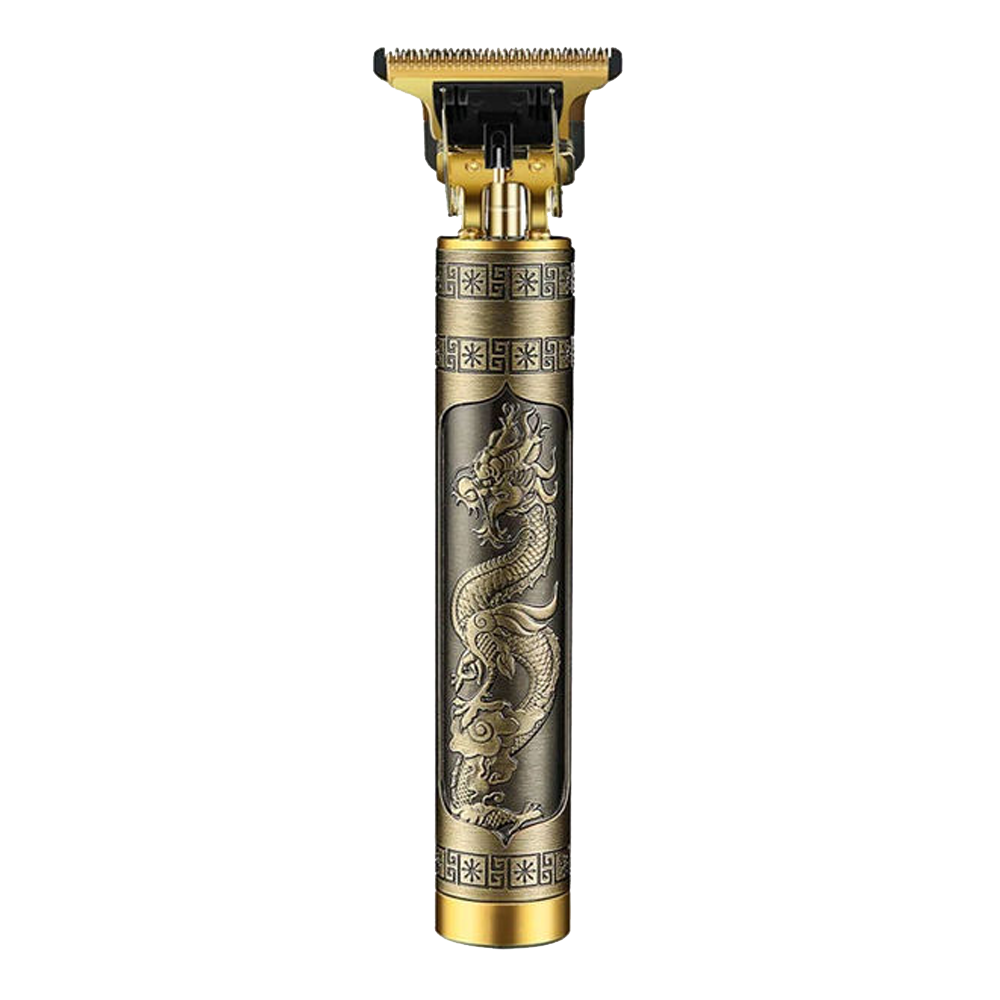 Vintage T9 Hair Clipper And Beard Trimmer for Men - Golden