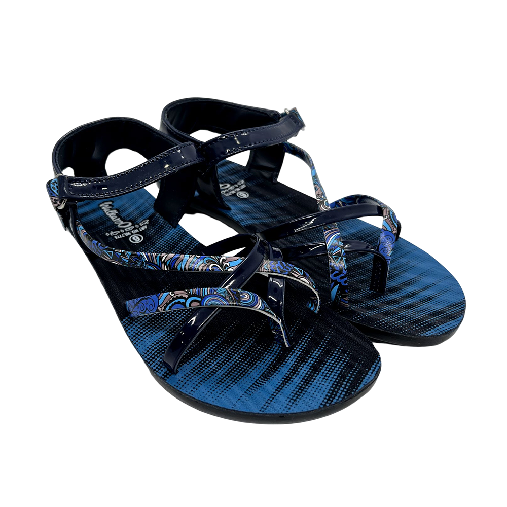 Walkaroo Blue Sandal For Ladies WL7775BLU - Blue