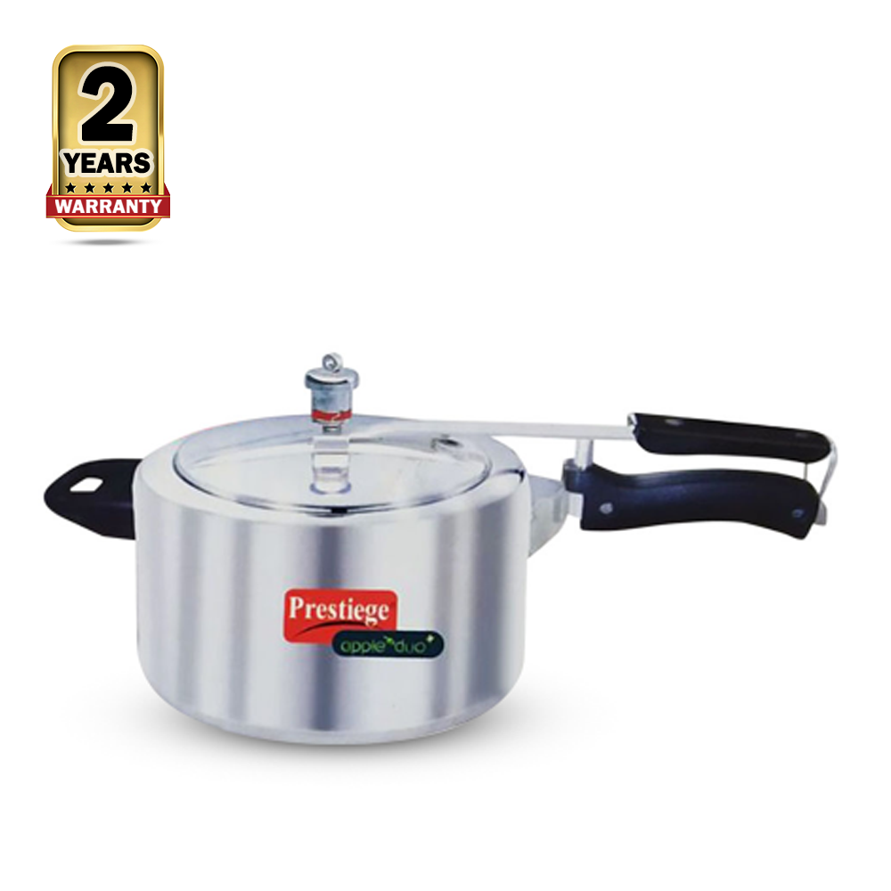 Prestige Stainless Steel Pressure Cooker - 4.5 Liter - Silver