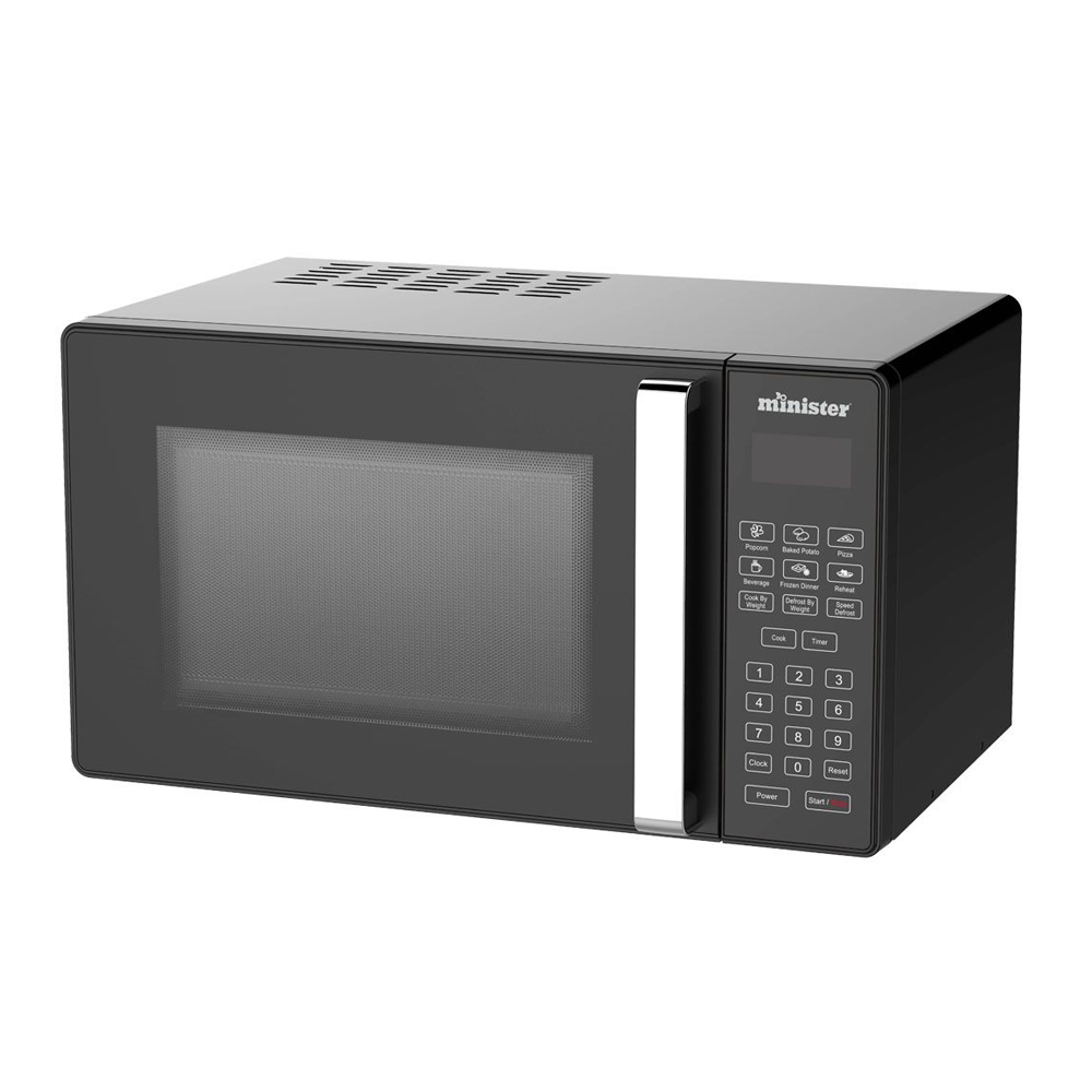 Minister MI-25UX68 Grill Microwave Oven - 25Liter - Black & Silver 