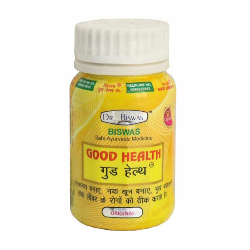 Pack Of 50 Pcs Dr. Biswas Good Health Capsule