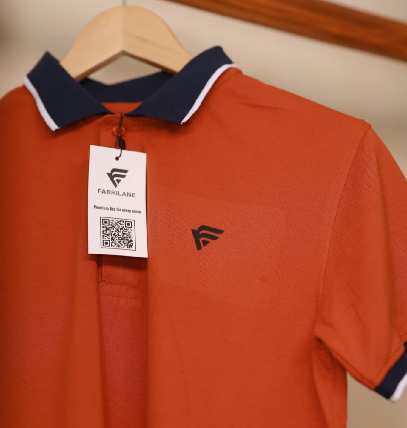Premium Polo Shirt-Orange
