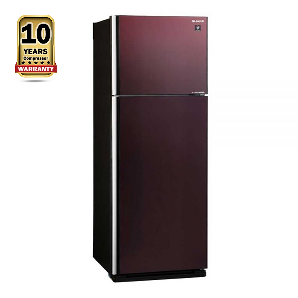 Sharp SJ-EX455P-BR Inverter Refrigerator- 397 Liter - Brown