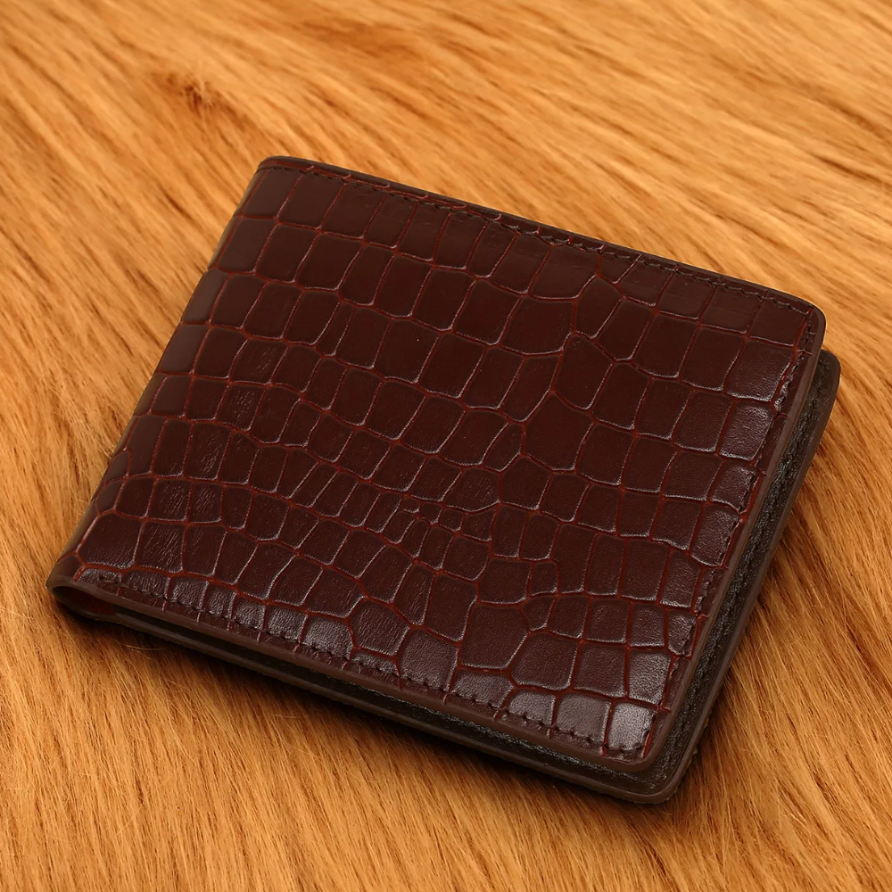 Leather Wallet for Men - Chocolate - AC-W2