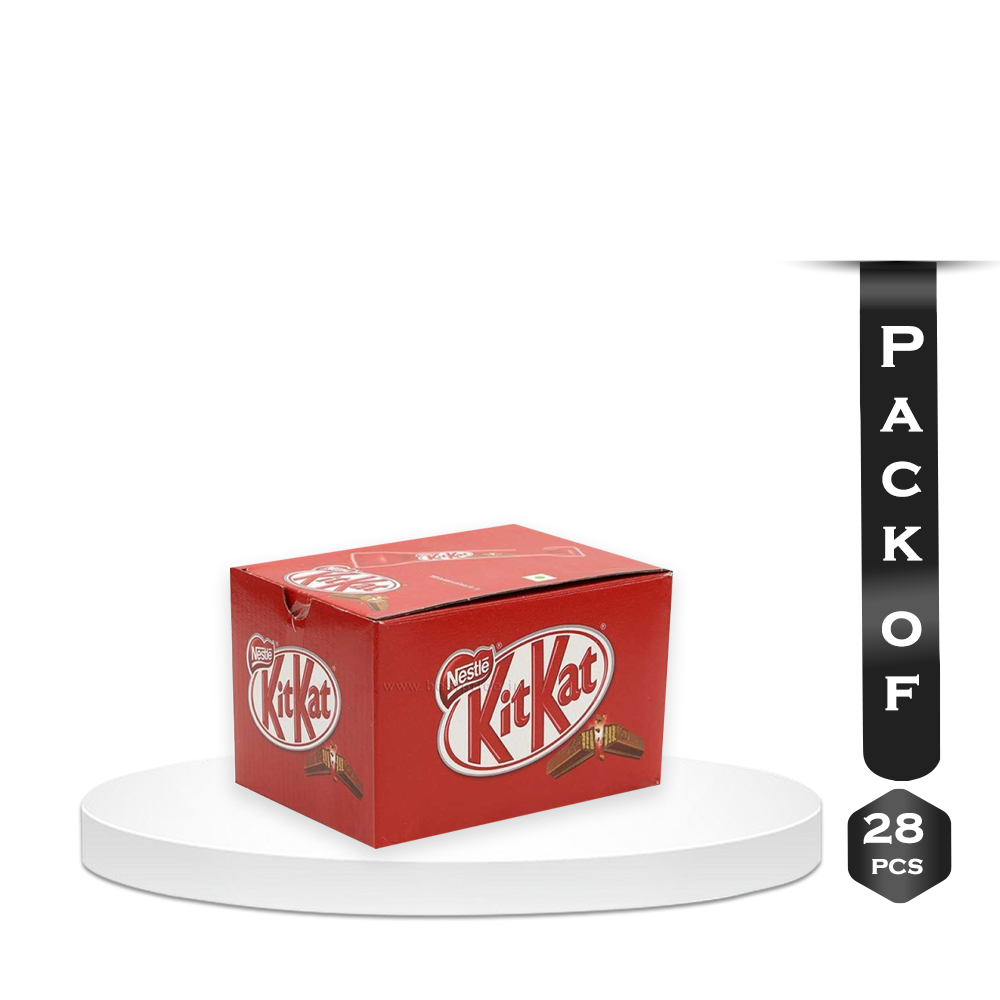 Pack Of 28 KitKat 3 fingers Chocolate Box - 800gm