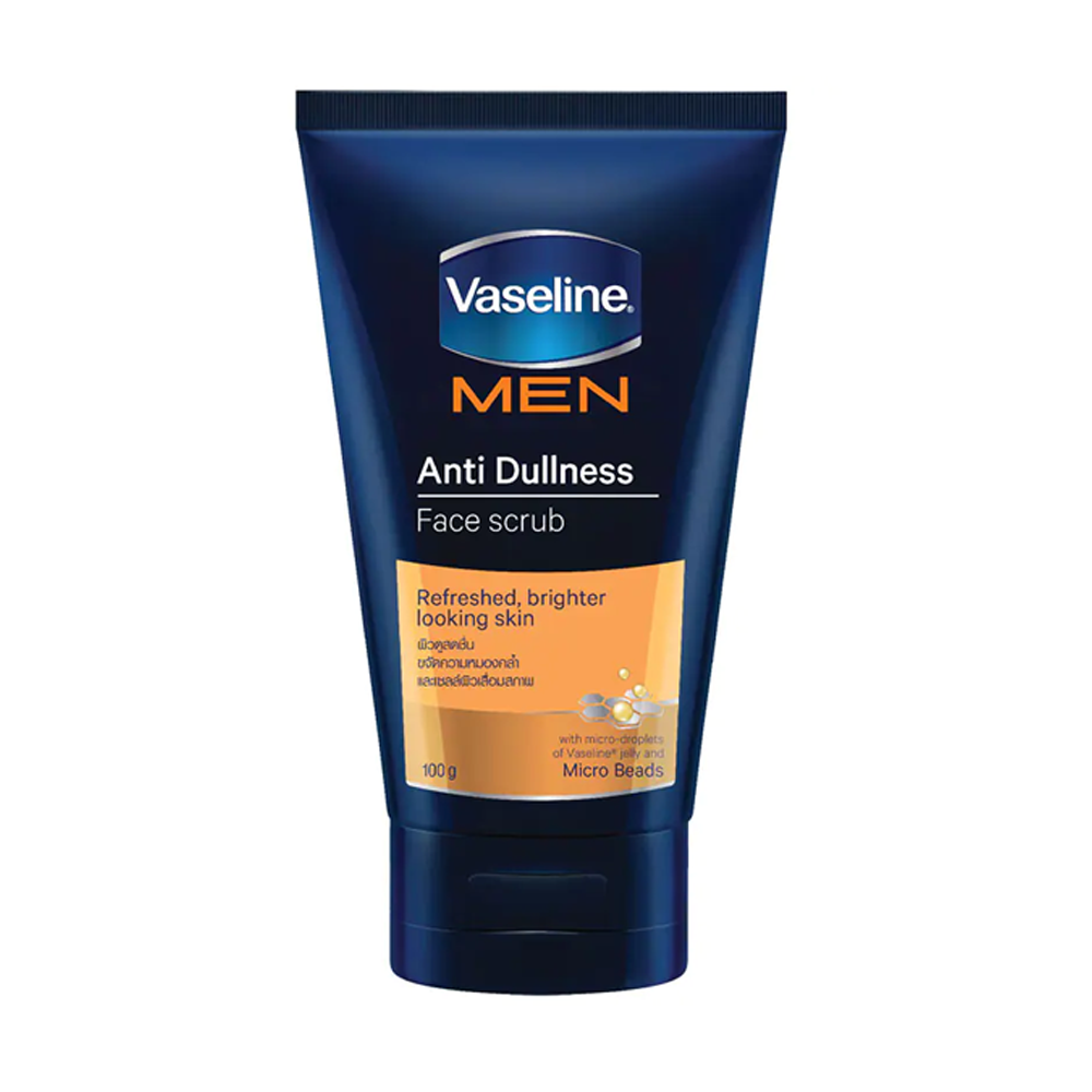 Vaseline Anti Dullness Scrub Face Wash for Men - 100g