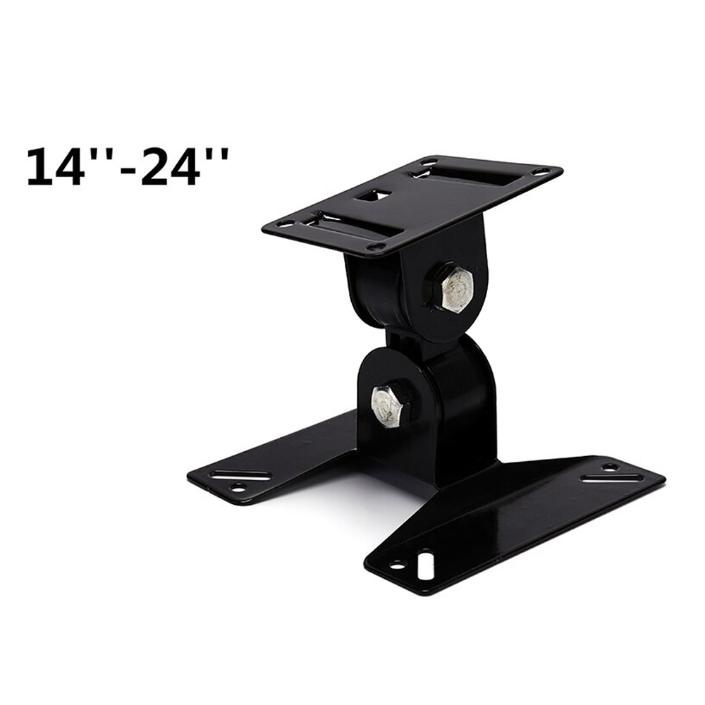 Wall Mount Monitor Bracket Swivel Tilt LED LCD HDTV - 14 To 24 Inch - Black