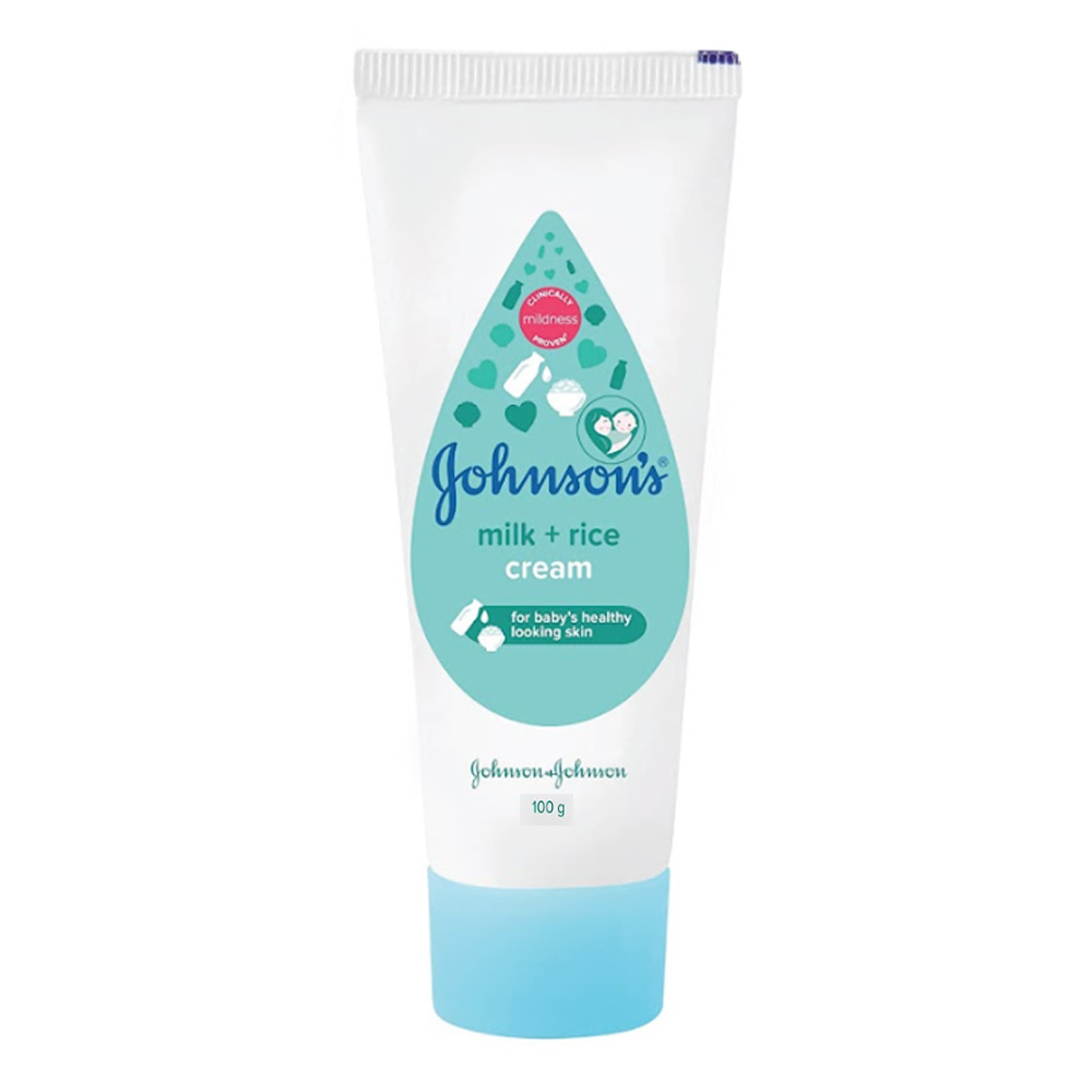 Johnsons Baby Skincare Cream Milk Plus Rice - 100gm - 79603246