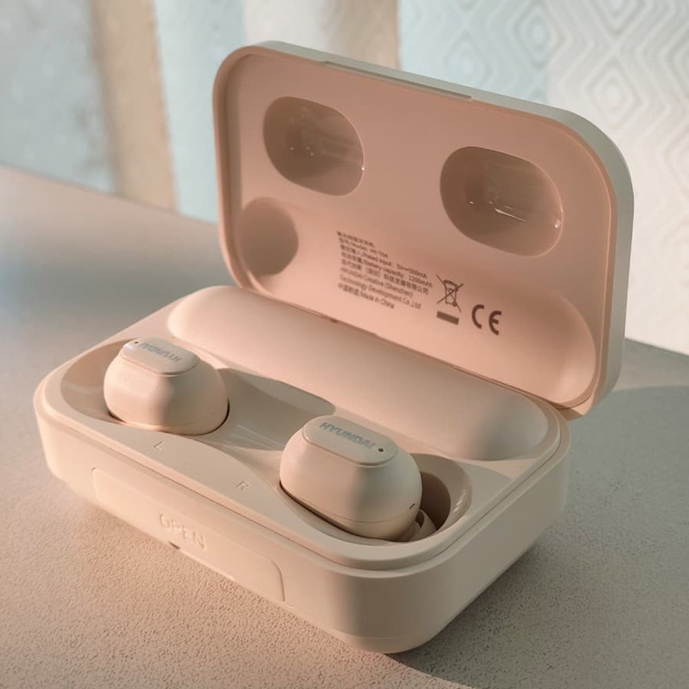 Hyundai HY-T04 Wireless Earbuds - White