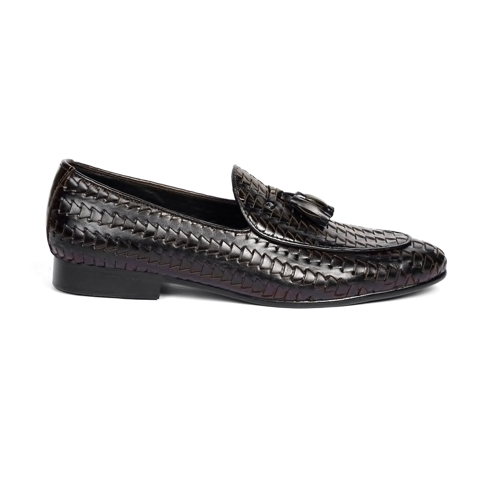 Regals Braided Shoes For Men - RTBT-Black 