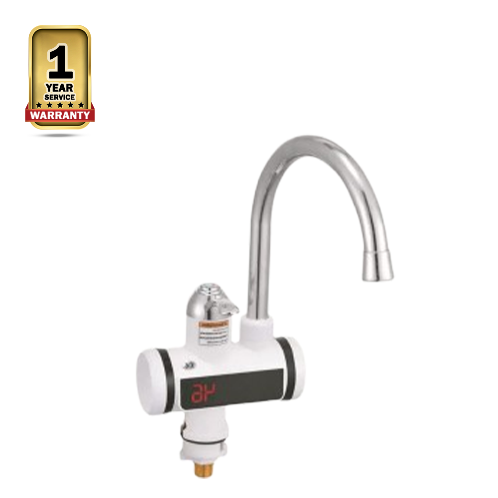 Drops Instant Electric Heating Water Faucet (Basin Mount) - White