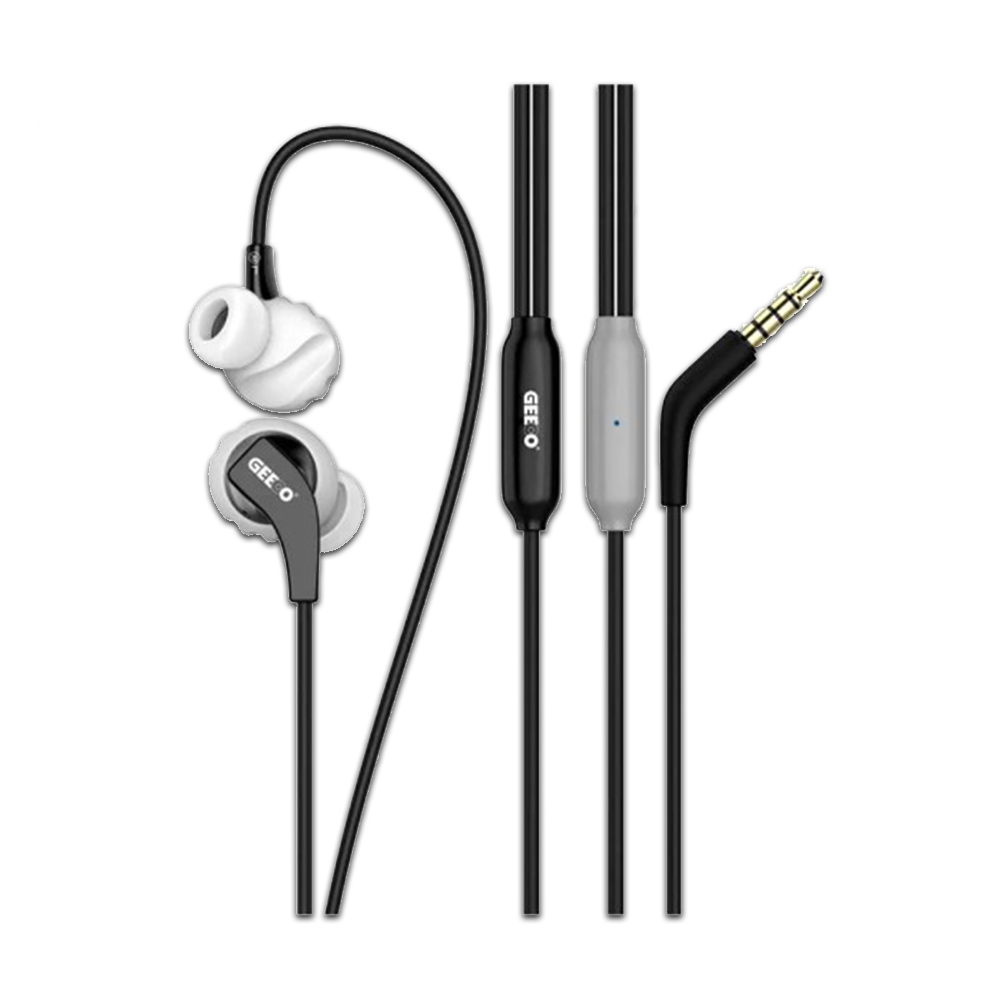 Geeoo X30 Wired Earphone - Black