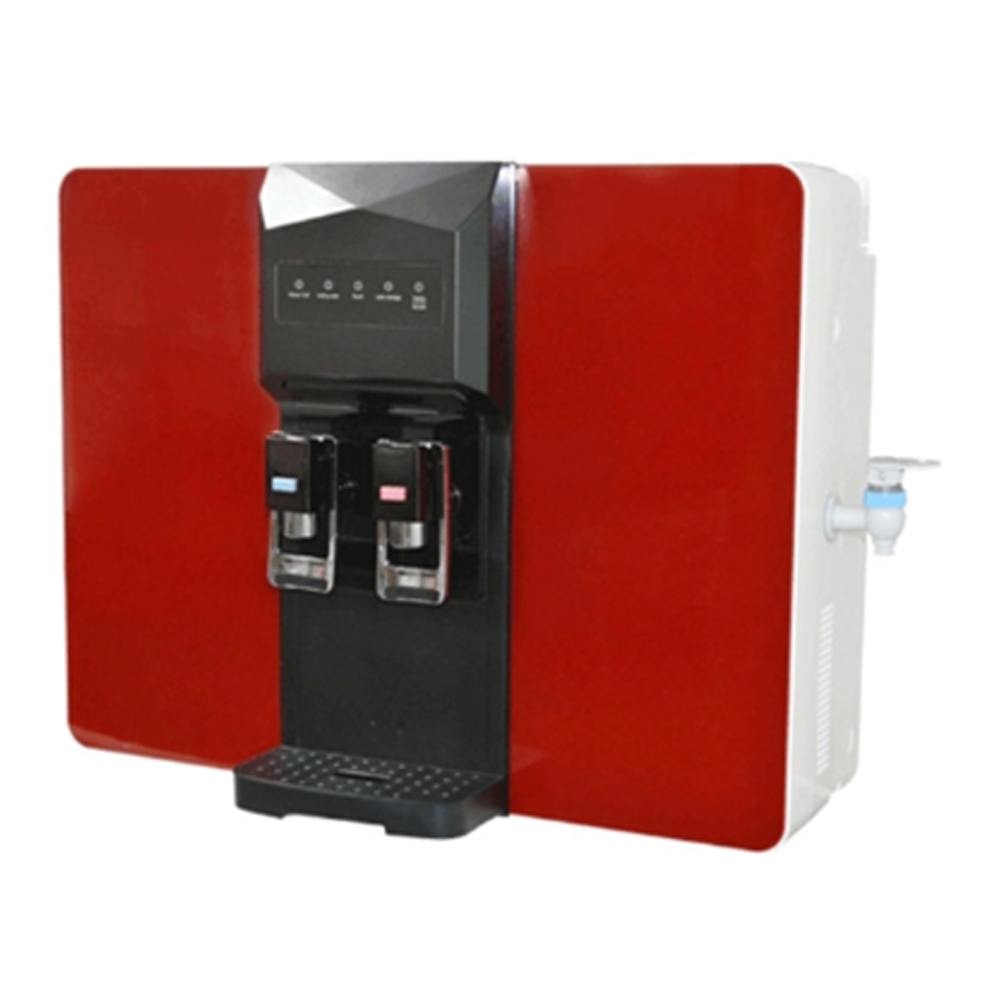 Super Water Hot-Normal RO Five Stage Water Purifier - Red and Black
