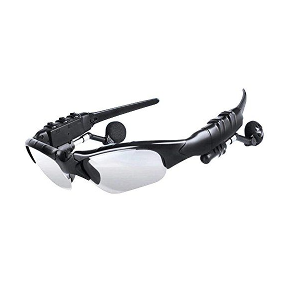 Bluetooth Headset Sunglasses For Smart Phones Black