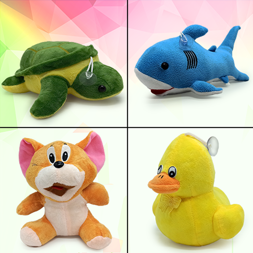 Stuffed Plush Cartoon Dolls For Kids - Multicolor