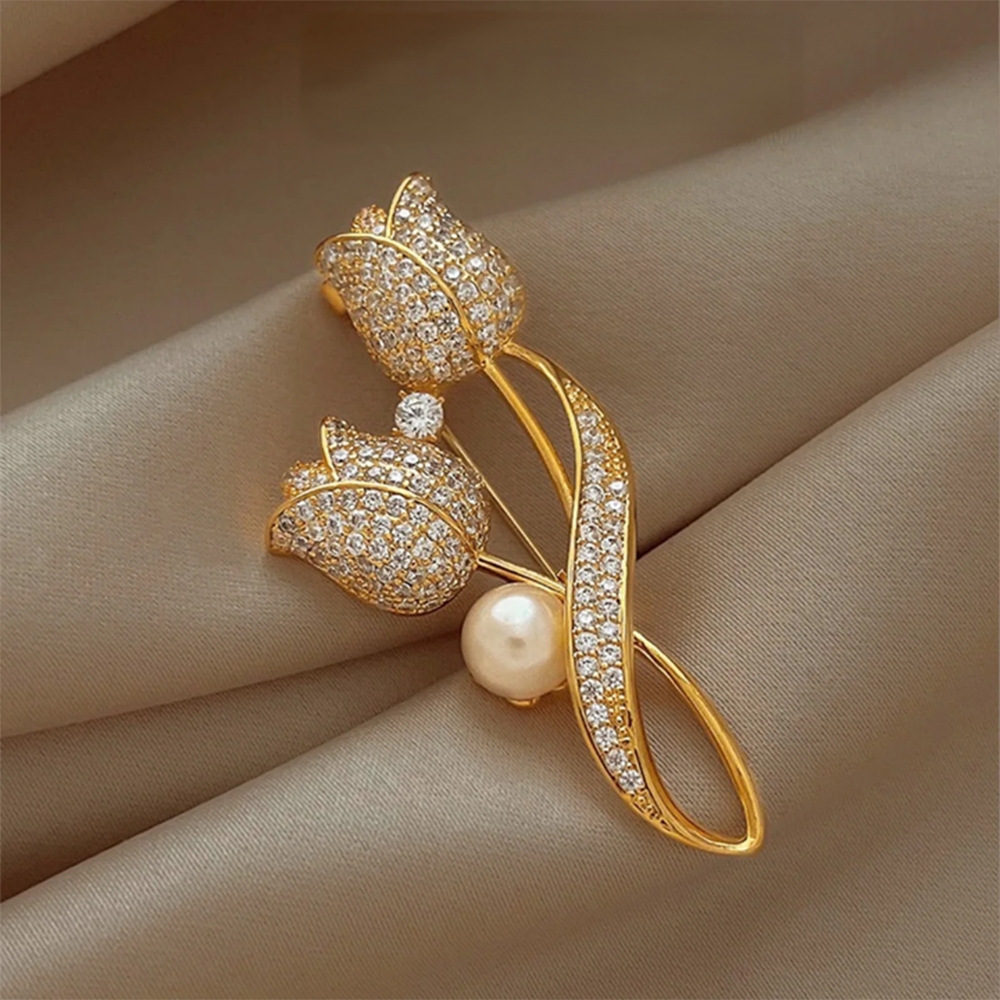 Metal Brooch Hijab Safety Pin For Girls And Women - REHP12