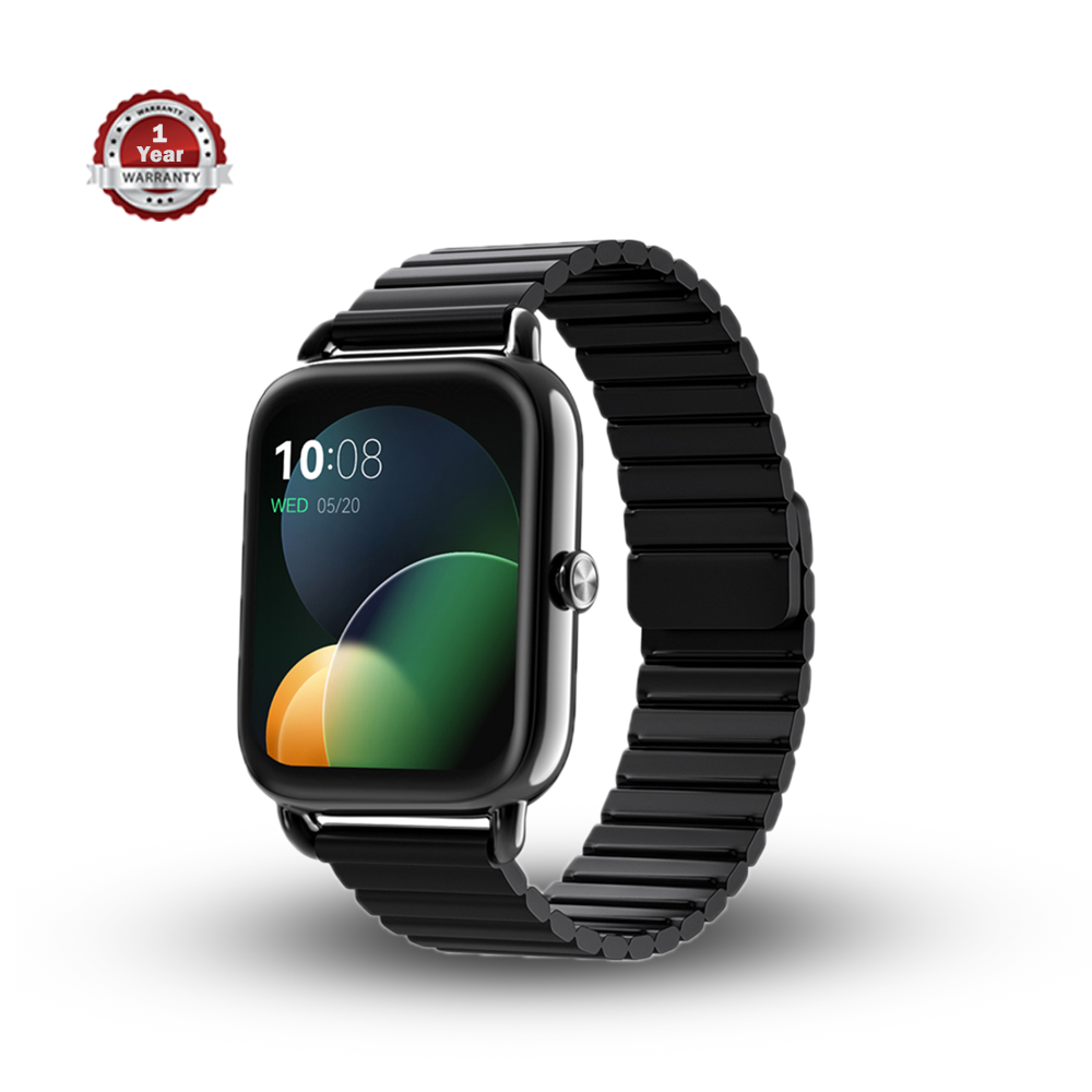 Haylou RS4 Plus Retina Amoled Fhd Screen Smart Watch - Black