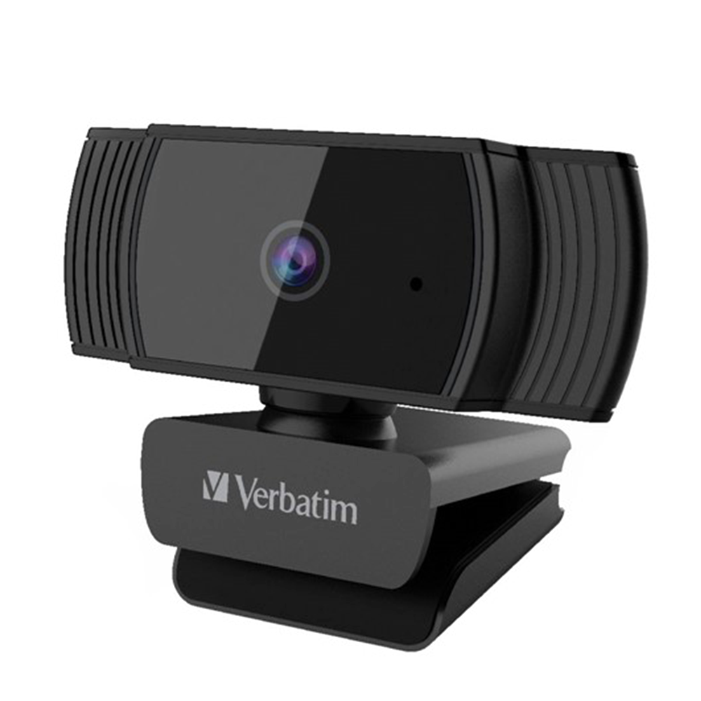 Verbatim 1080p Full HD Auto Focus Webcam - 66631 - Black