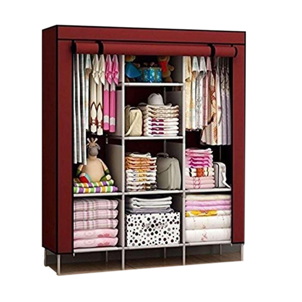 HCX Wardrobe Storage Organizer For Clothes Big Size - Multicolor