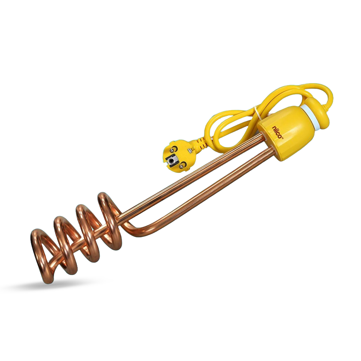 Niico Stainless Steel Portable Heavy Duty Water Heater 1500 Watt Yellow