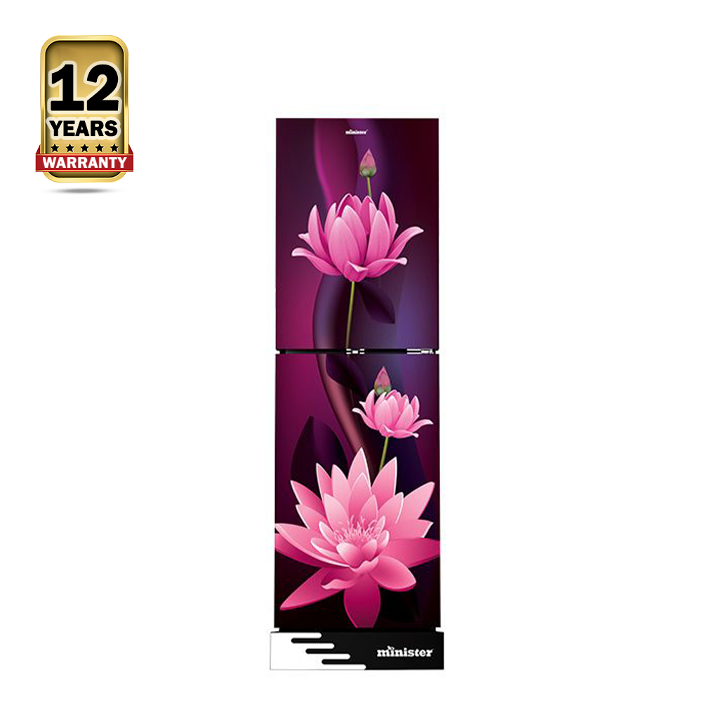 Minister M-306 EL Refrigerator - 306 Liter - Purple Lotus
