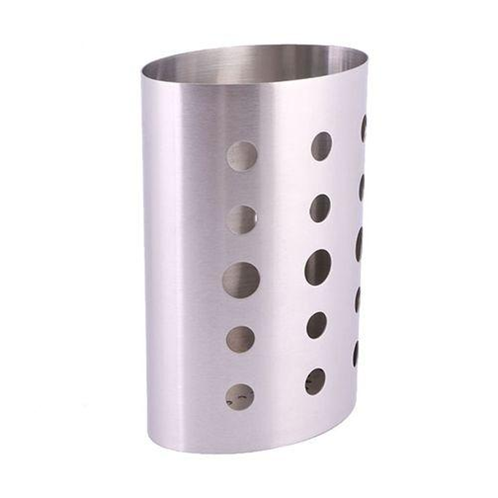 H10  Stainless Steel Spoon Holder - Silver