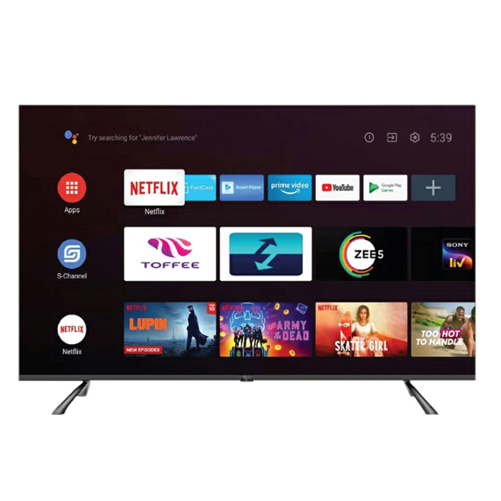 MME Smart Google Voice Control Double Glass LED TV - 50 Inch