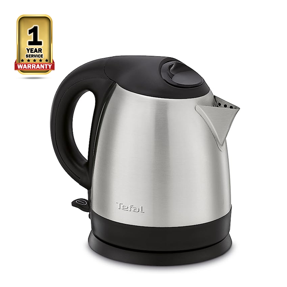 Tefal KI431D10 Stainless Steel Electric Kettle - 1.2 Liter - Black and Silver