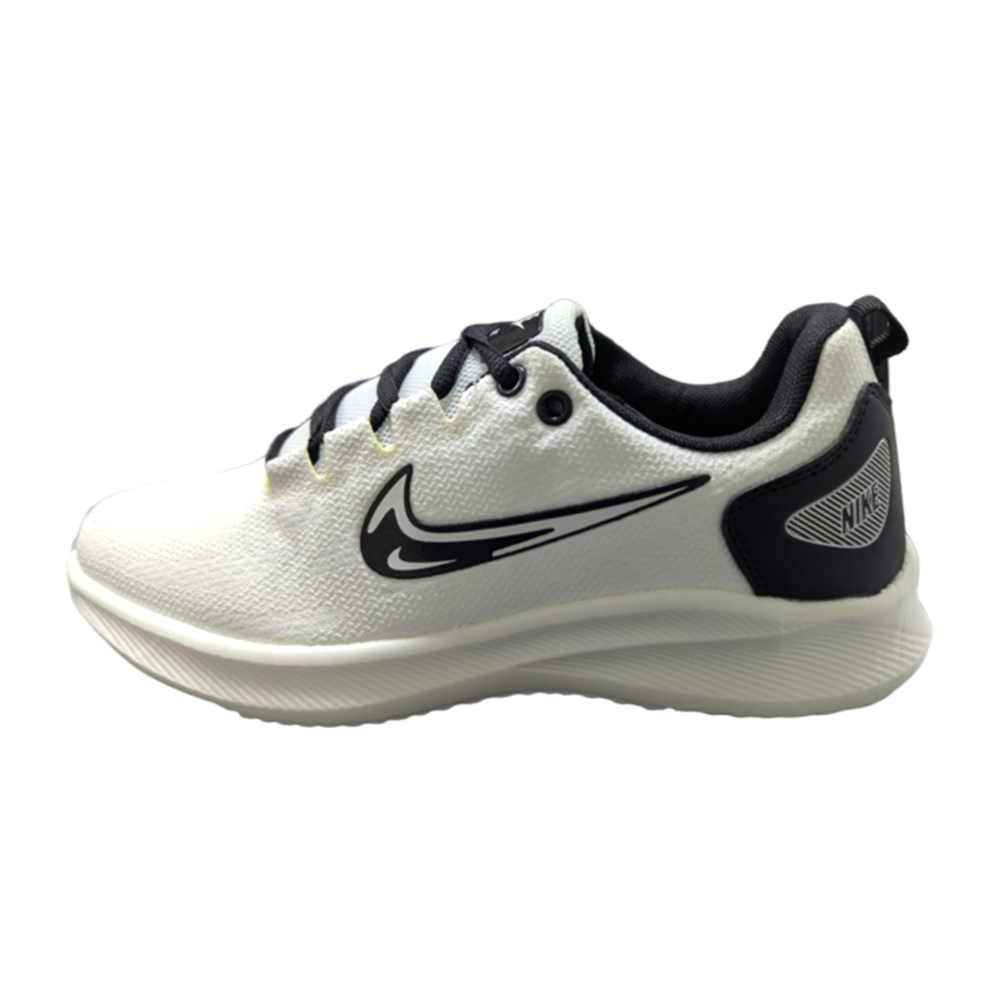 Lite Running Shoes - White & Black - SK1