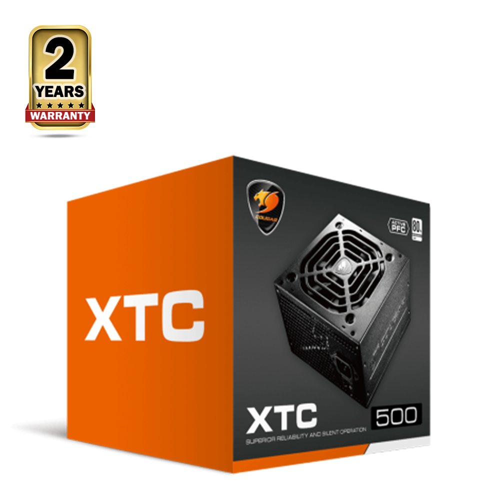 Cougar XTC 500w 80+ Power Supply - Black