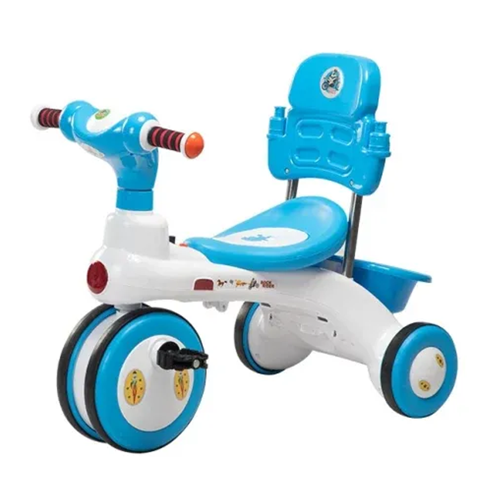 RFL Jim and Joly Toy Rock Rider With Backrest Tricycle - Blue - 881363