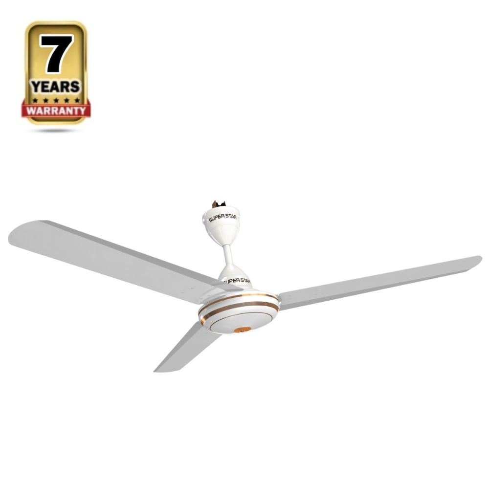 Superstar Diamond Ceiling Fan - White - 56 Inch