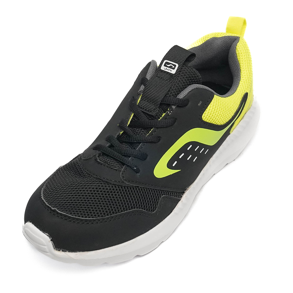 Woolworth Mesh Sports Sneakers For Men - Black and Flora - CM-18