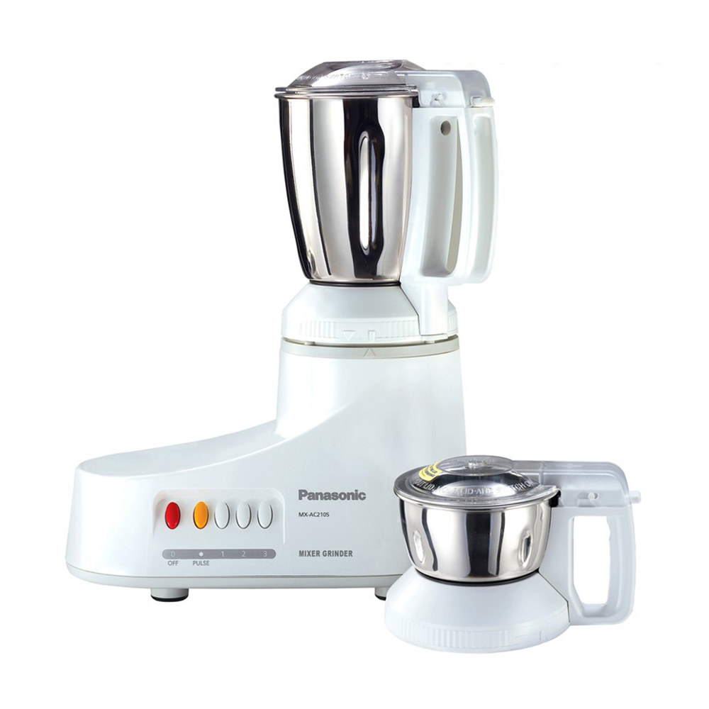 Panasonic MX-AC210S Mixer Grinder - 1 Liter - White 