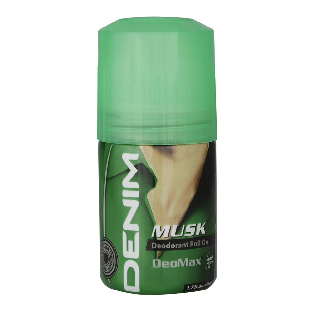 Denim Deo Max Musk Deodorant Roll On - 50ml