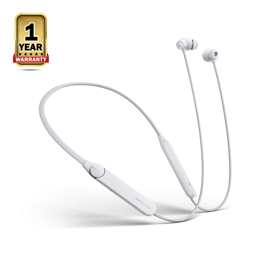 CMF by Nothing Neckband Pro With Active Noise Cancellation - White - NTG-NCw