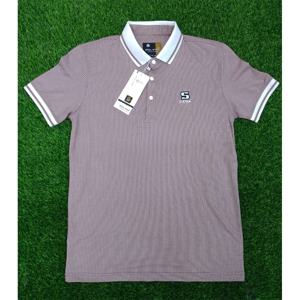 Cotton Polo T-Shirt For Men - Dove