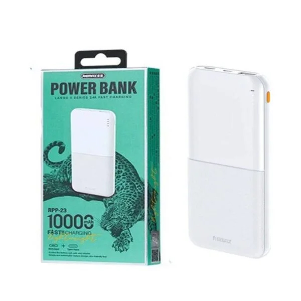 Remax RPP-23 Fast Charging Power Bank - 10000mAh - White